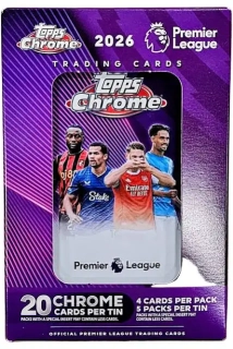 Topps Chrome Premier League 2026 Tin