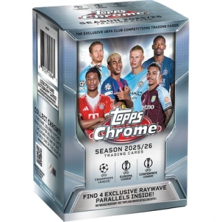 Topps Chrome UEFA Club Competitions 2025-26 Value Balíček